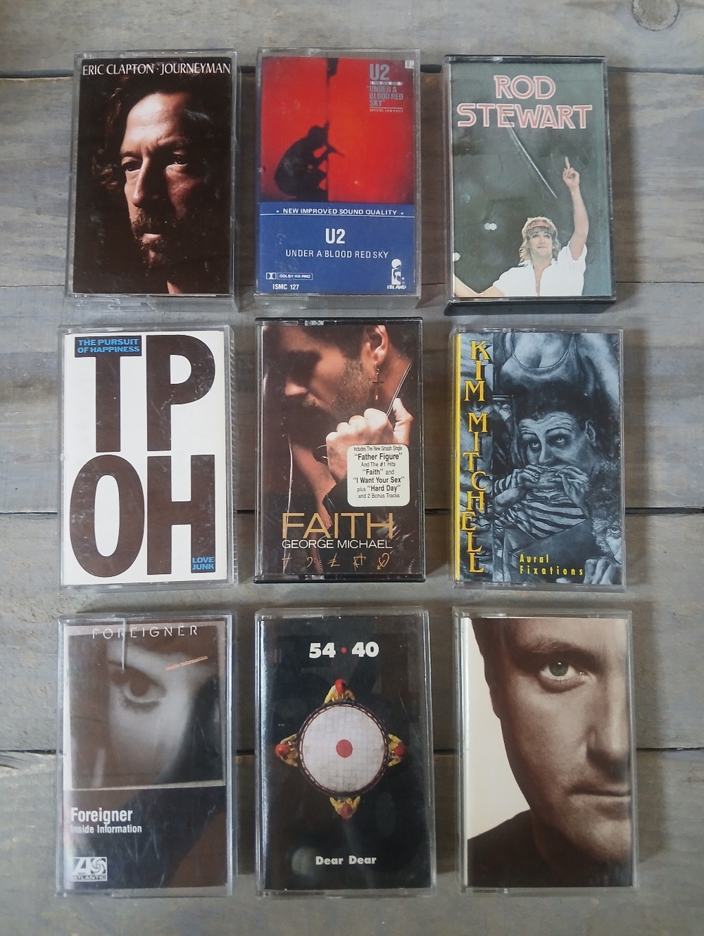 Cassette Tape Lot (9) Rock Pop Classic Rock 80s 90s - Picture 2 of 6